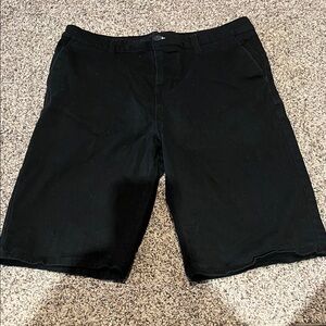 RSQ Men's Charcoal Flat Front Shorts